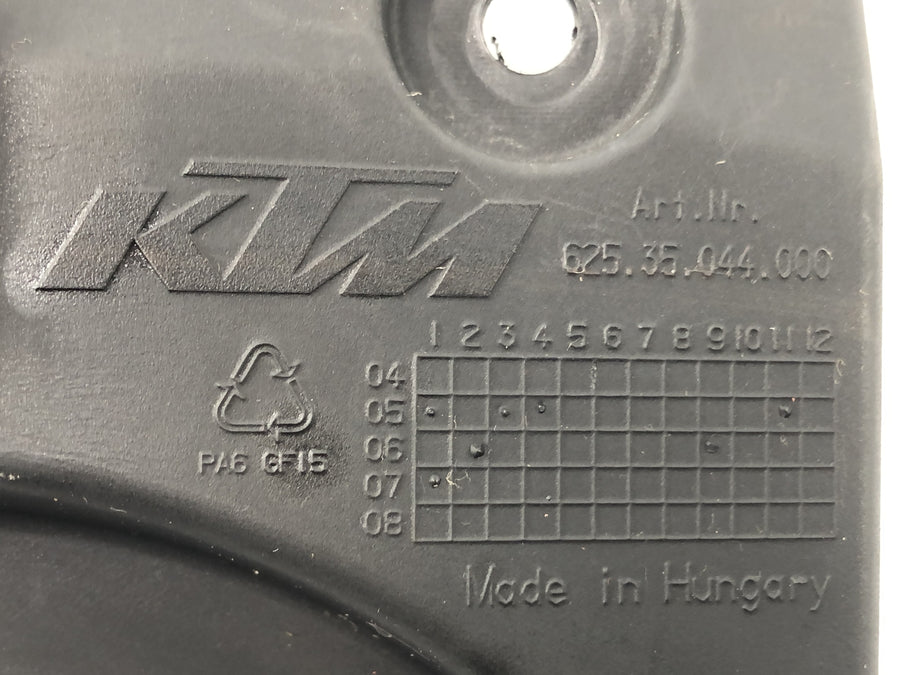 KTM 950 SM LC8 [2008] - Pokrytí pečlivých vzduchových filtrů