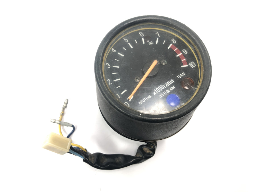 Yamaha DT 175 2K4 [1982] - kontrolky na displeji přístroje v kokpitu otáčkoměru