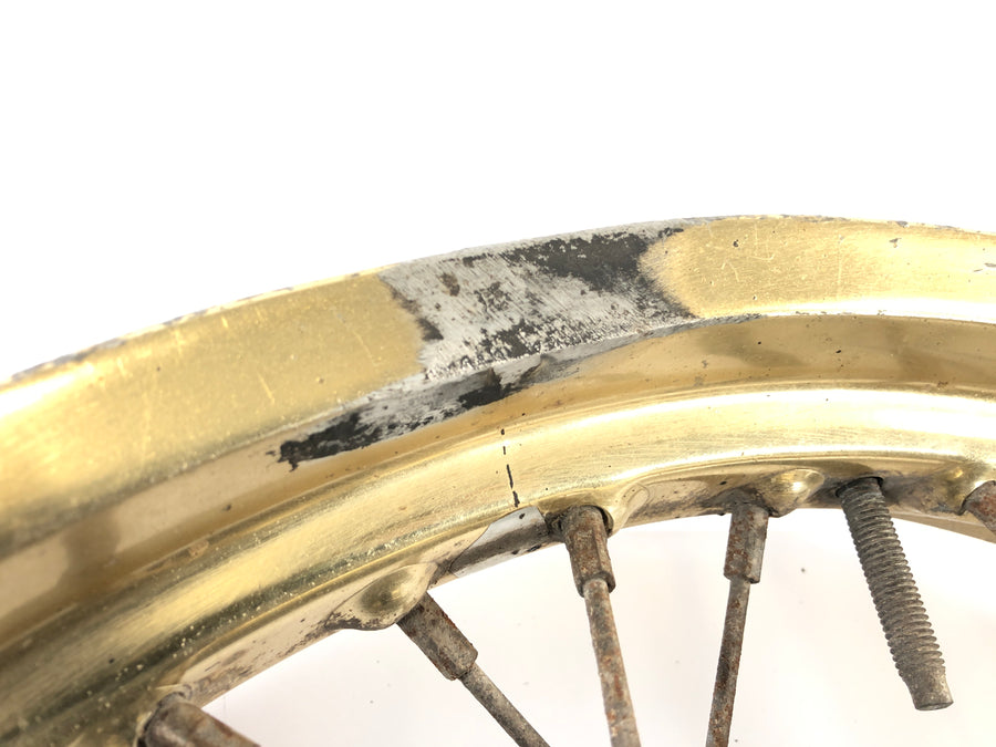 Yamaha XT 600 Zentere 34L [1985] - ráfkové zadním kola Gold 2,50 x 18 “