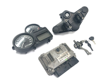 BMW R 1200 GS R12 K25 [2004] - Sada zámků řídicí jednotka kokpitu zámek zapalování horní vidlice můstek řízení sada klíčů zámku