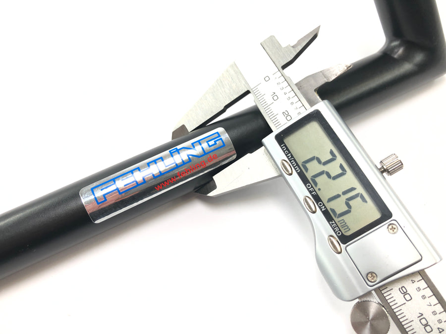 Řídítka motocyklu - Řídítka Fehling LZ7 Z-řidítka 870 mm široká černá 22 mm