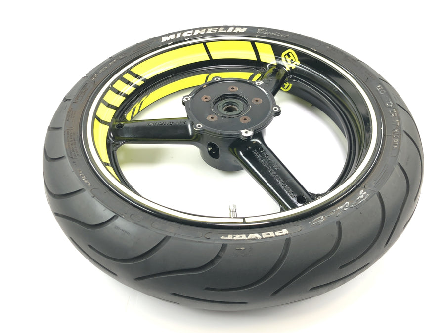 Husqvarna TE 610 H6 8AE [Suzuki RGV 250] - Sada pneumatik na ráfky přední kolo 3,50 x 17 zadní kolo 4,50 x 17 sada s falešnou kopií