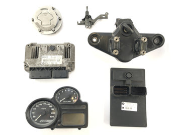 BMW R 1200 GS R12 K25 [2003] - zámečník s imobilizérem Gabel Bridge nad kokpitem zámku CDI Tank Lock