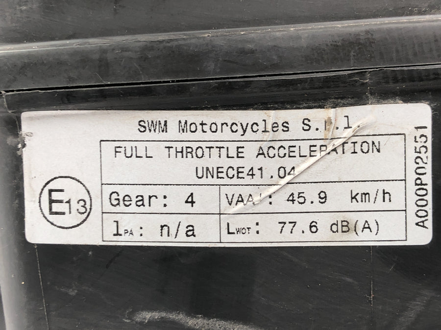 SWM RS 125 R B2 [2020] - Skříň vzduchového filtru Skříň vzduchového filtru kompletní