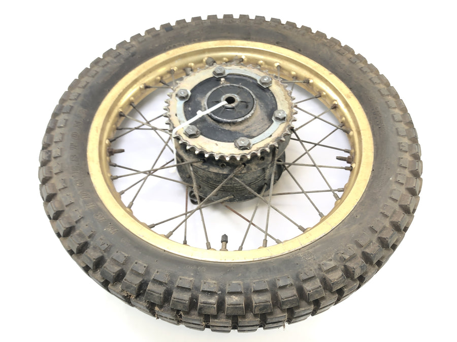Yamaha XT 500 1U6 [1981] - RAD Set Gold Front Cotion Gold Gold