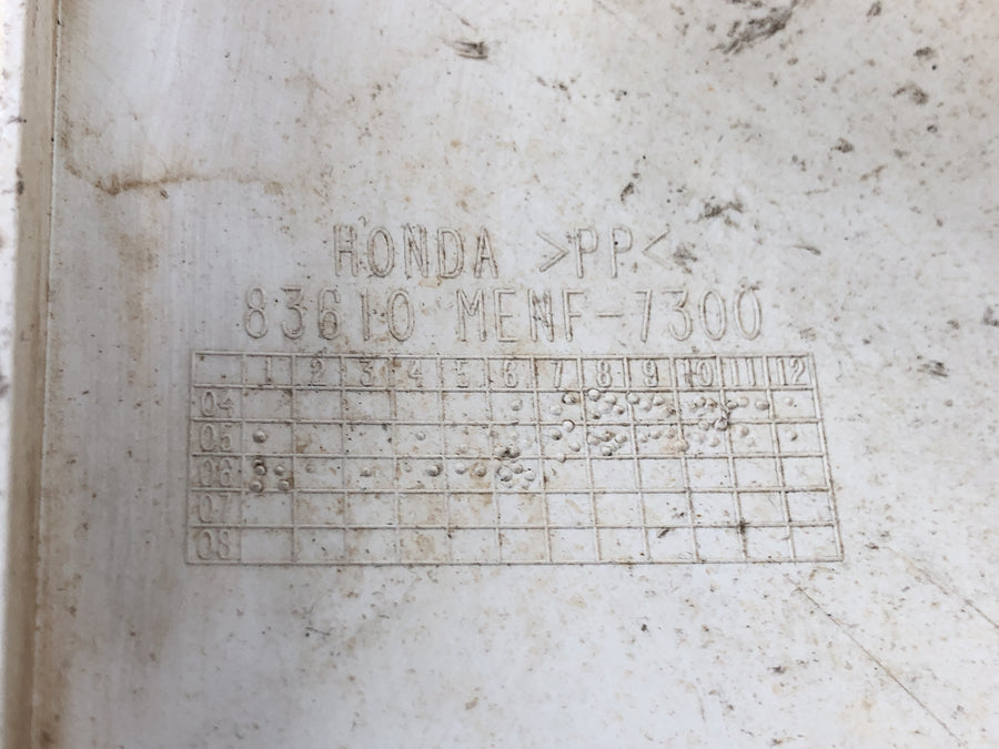 Honda CRF 450 R [2007] - Boční panel levý boční panel boční panel