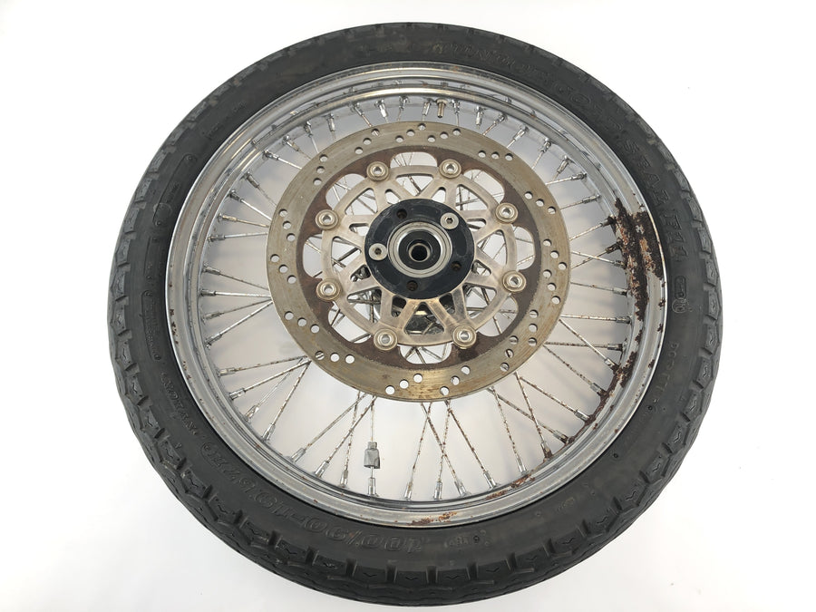 Kawasaki VN 1500 A [1995] - ráfku předního kola vpředu Takasago 19 x 2.15 Dunlop Gold Seal F11 100 90 19