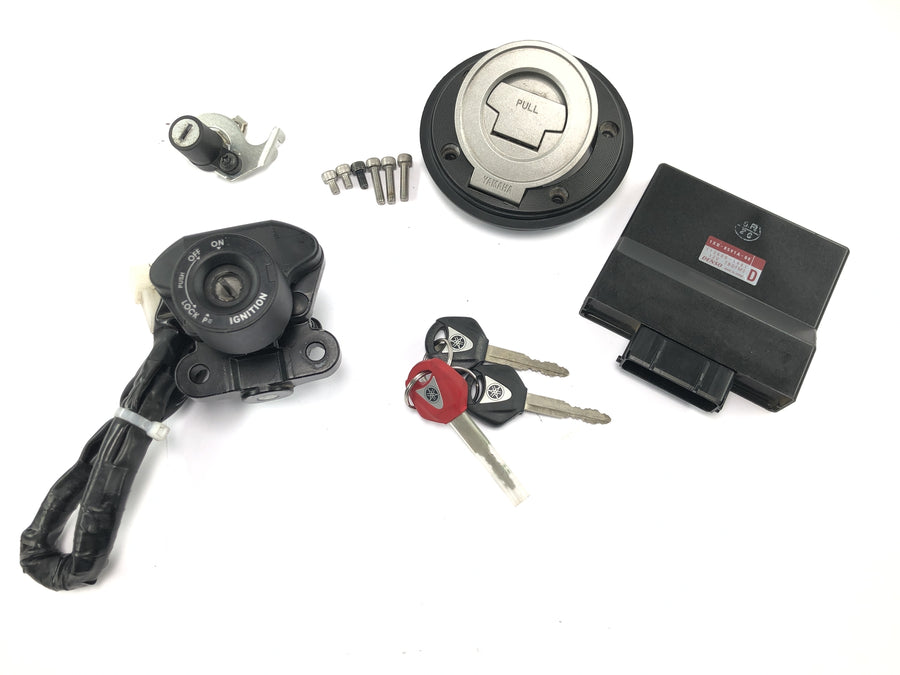 Yamaha MT07 RM04 [2014] - Sada zámků zámek zapalování zámek zámku sedadla zámek ECU imobilizér