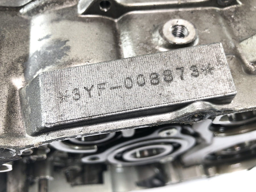 Yamaha XTZ 660 3YF [1992] - skříň motoru prázdná skříň bloku motoru poloviny skříně klikové skříně