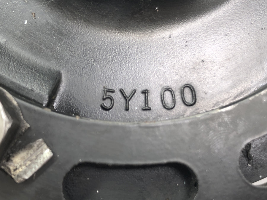 Yamaha XT 600 Z Ténéré 1vj [1986] - Řetězové kola Ritzel Hand Wheel za sebou