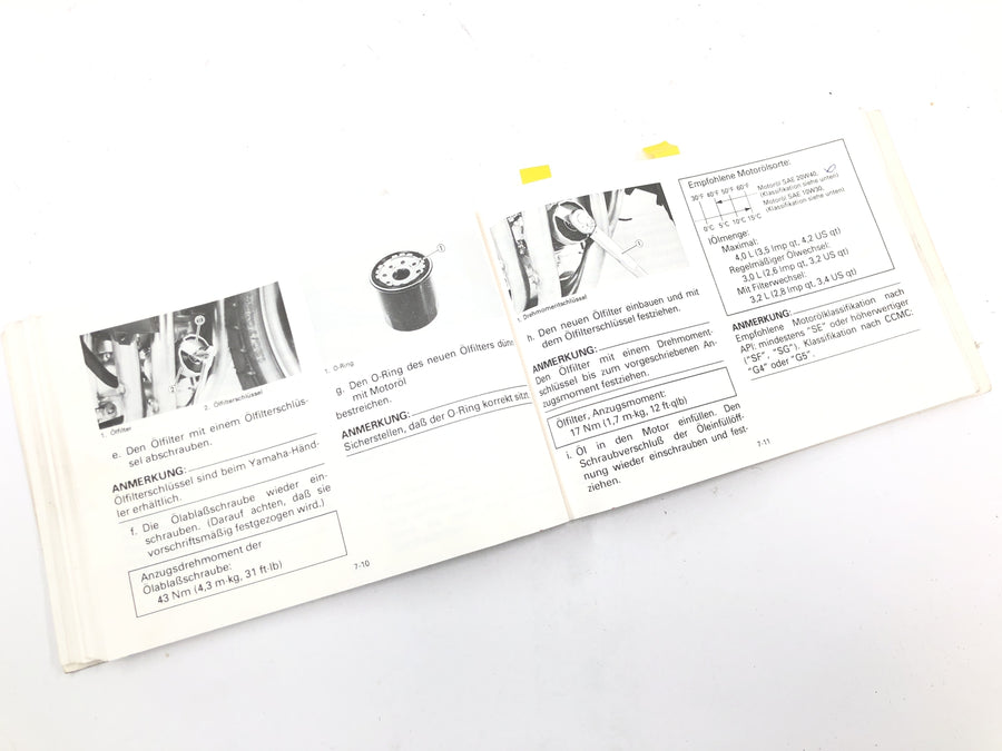 Yamaha YZF 750 R 4HN [1995] - Návod k obsluze návod k obsluze návod k obsluze