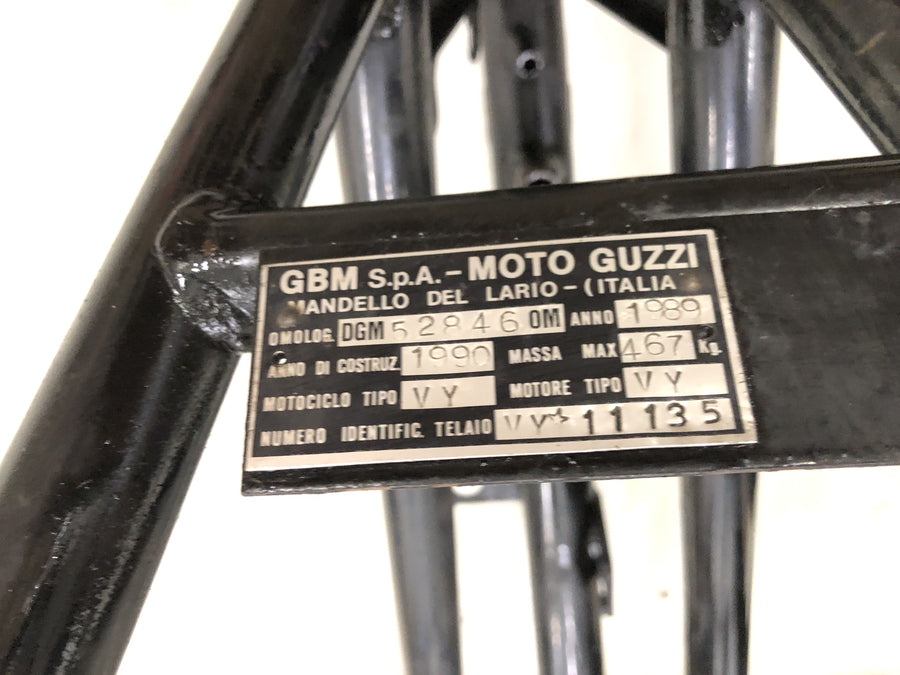 Moto Guzzi California III VY Integrale [1990] - Rám s papíry