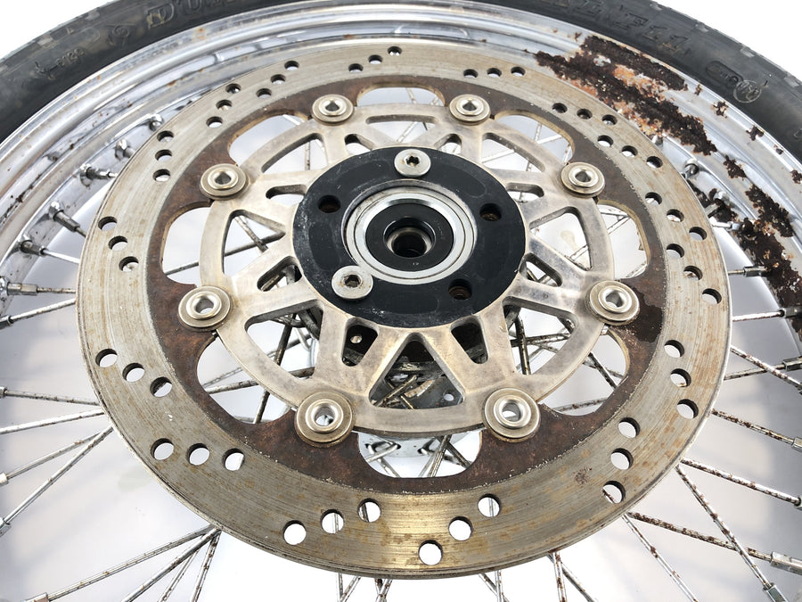 Kawasaki VN 1500 A [1995] - ráfku předního kola vpředu Takasago 19 x 2.15 Dunlop Gold Seal F11 100 90 19