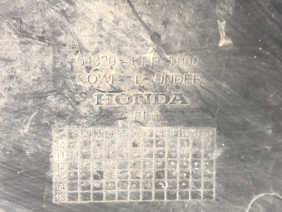 Honda CBR 125 R JC50 [2012] - Přední kapotáž, spodní kapotáž, přední spoiler