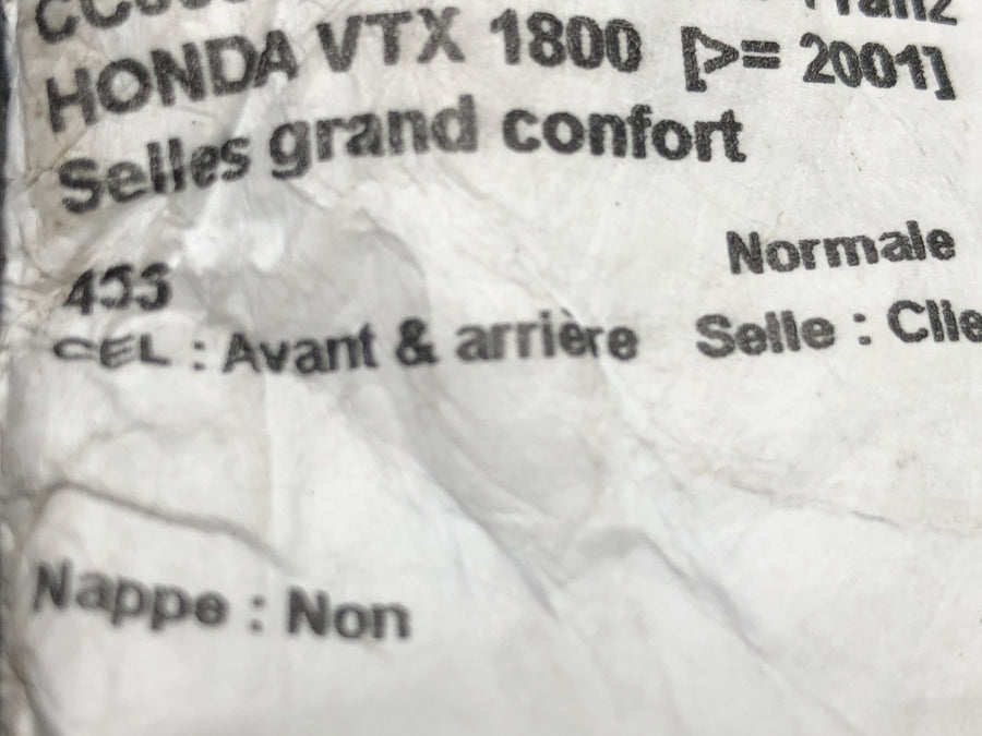 Honda VTX 1800 SC46 [2004] - sedadlo spolujezdce, sedadlo spolujezdce, sedák zadního sedadla