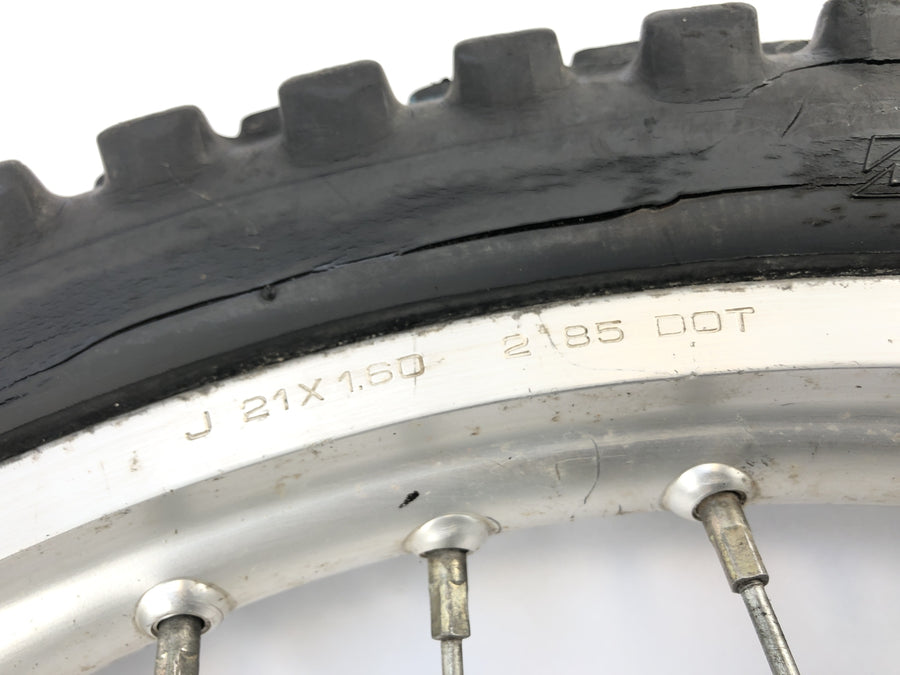 Yamaha TT 600 59x [1986] - Pneumatiky ráfku předním kola 1,60 x 21 "pneumatiky porézní
