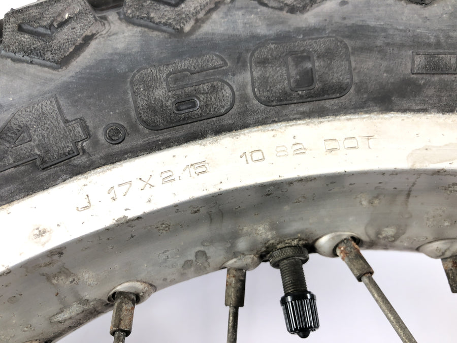 Honda XL 250 R MD03 [1993] - paprskové kolo zadního ráfku 2,15 x 17"