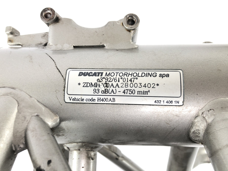 Ducati 999 H4 [2003] - rám s papíry