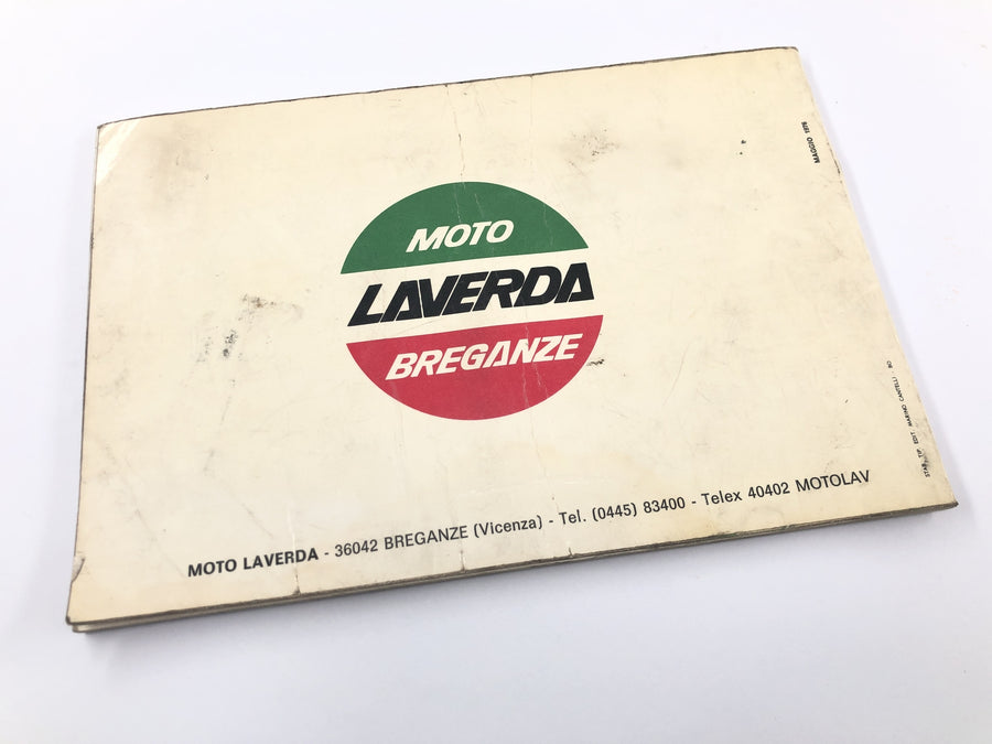 Laverda 1000 [1978] - Návod k obsluze Návod k použití a manutenzione