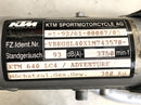 KTM 640 Adventure LC4 [2001] - rám s papíry-5