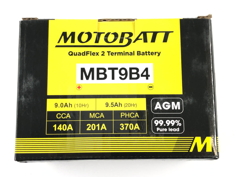 Různé modely - baterie AGM startovací baterie QuadFlex MBT9B4 bezúdržbová