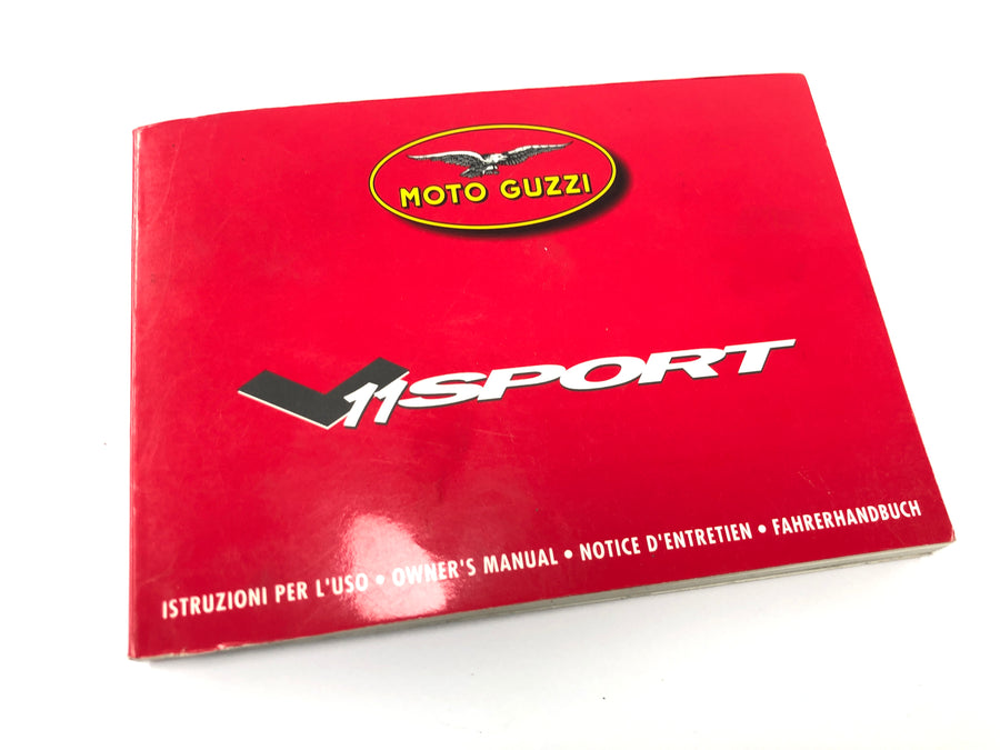 Moto Guzzi V11 Sport [1999] - Manuál Návod k obsluze Uživatelský manuál