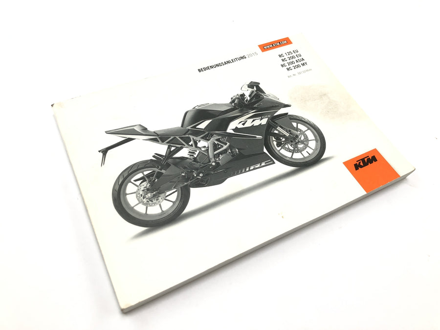 KTM RC 125 [2016] - Návod k obsluze Návod k obsluze Návod k obsluze