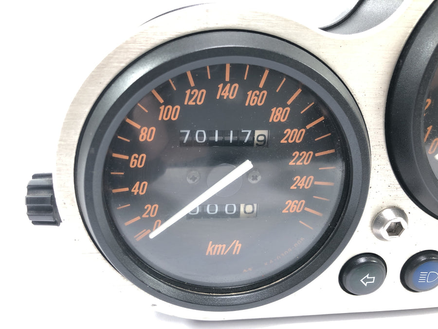 Kawasaki ZRX 1200 S ZRT20A [2001] - Tachometr kokpitu přístrojové desky rychloměr 70117 kilometrů