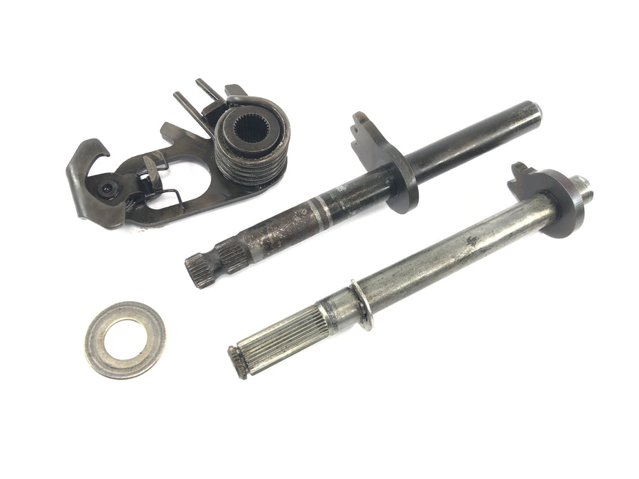 Yamaha XTZ 660 3YF [1992] - mechanismus řazení hřídele řadicí páky