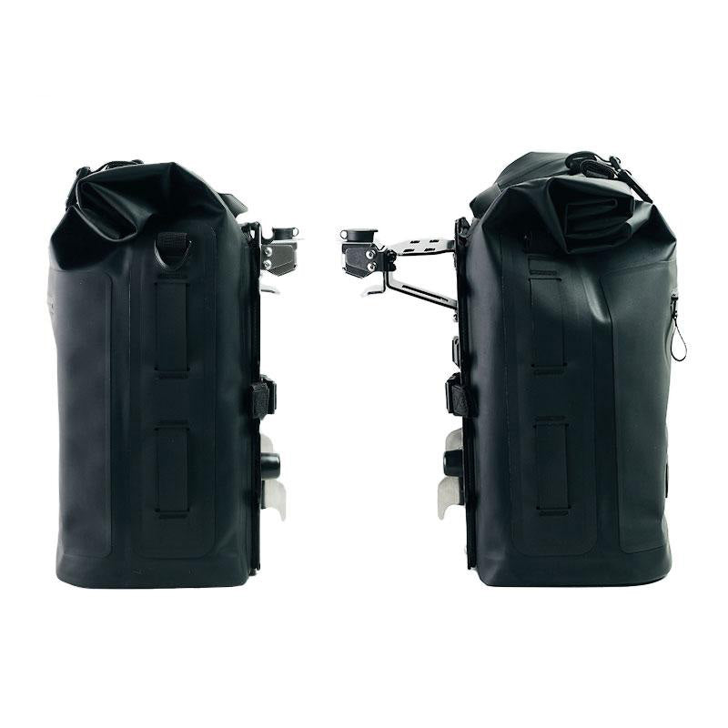 BMW R 1200 GS LC Rad [2013-2019] - Zwei Khali-Seitentaschen aus TPU 35L - 45L + Paar Aluminiumplatten