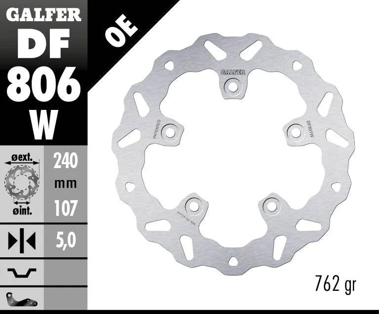 Gas SM 700 [2022-2024] - brzdový kotouč Wave® – obrázek 2
