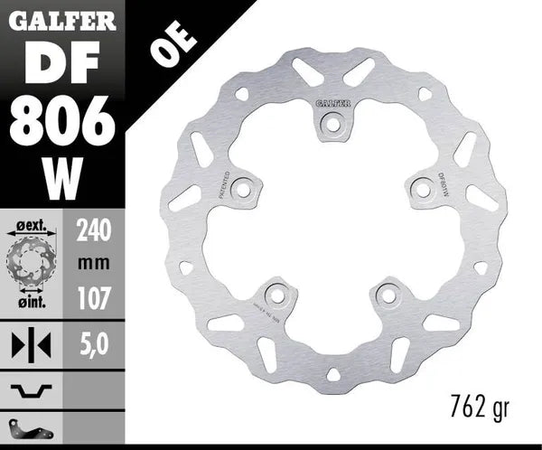 Gas SM 700 [2022-2024] - brzdový kotouč Wave® – obrázek 4