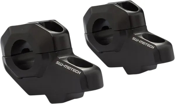 Suzuki DR 650 S [2020-2026] - přemístění řídítek pro Ø 22 mm, 30/21 mm, černá - obrázek 1