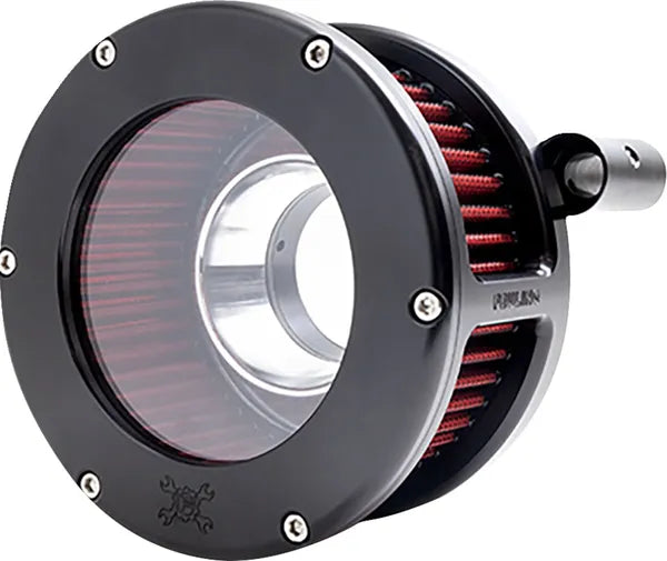 Harley-Davidson FXSE 1800 Pro Street Breakout CVO [2016-2017] - BA Luftfilterkit – Oberfläche: Schwarz, Rot, Klar – Bild 2
