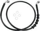 Harley Davidson FLS [DRAG SPECIALTIES] - Černá vinylová sada prodlouženého brzdového vedení