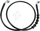 Harley Davidson FLS [DRAG SPECIALTIES] - Černá vinylová sada prodlouženého brzdového vedení