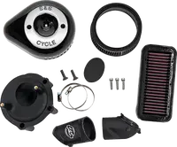 Indian CHALLENGER 108 Dark Horse [2025-2026] - Stealth Luftfilter-Kit mit Abdeckung – Oberfläche: Schwarz – Bild 5