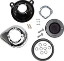Harley-Davidson Xl 883 R Roadster [2009-2010, 2013] - Mini Teardrop Stealth Luftfilter-Kit – Oberfläche: Silber – Bild 3