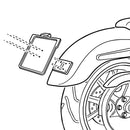harley davidson flfb [HEINZ BIKES] – distanční kostka pro montáž SPZ-4