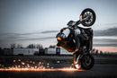 Harley-Davidson XL 1200 T Sportster Superlow [2018-2019, 2018-2020] - brzdový kotouč Cubiq™ - povrch: černý, chrom - obrázek 6