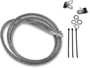 harley davidson fxsts [DRAG SPECIALTIES] – Prodloužená sada brzdového vedení z nerezové oceli - 0