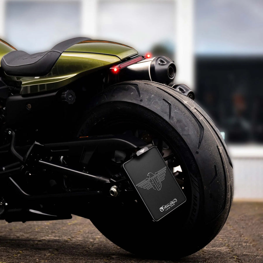 harley davidson sportster s 1250 [HEINZ BIKES] – přídavný světlomet 3 v 1 NANO
