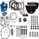 Harley-Davidson FLFBS 1923 Softail Fat Boy 117 [2026] - 129" Power Package Motorleistungs-Kit – Oberfläche: Schwarz, Nicht hervorgehobene Kühlrippen – Merkmal: Schwarze Stößelstangenrohre – Bild 4
