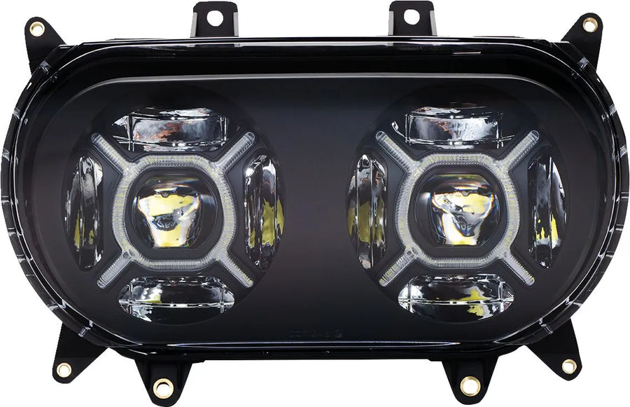 harley davidson fltruse [CUSTOM DYNAMICS] – světlomet Double-X LED