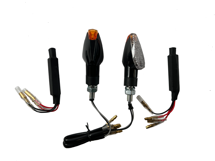 2 LED Blinker Clear Resistance [E -Test Mark] - Aprilia Rs Tuono 125 660 1000 1100