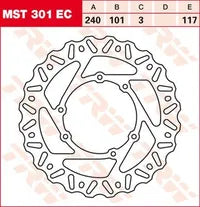 Red Moto CRF 450 RX Supermoto [2017-2018, 2020] - Wave® Bremsscheibe – Bild 10