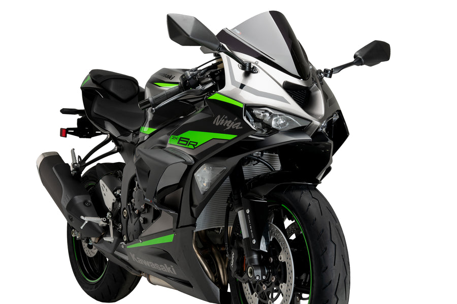 KAWASAKI ZX-6R NINJA [2025] – závodní boční spoiler – černý