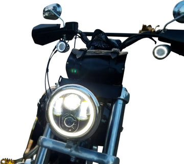 harley davidson sportster s 1250 [CUSTOM DYNAMICS] – 5-3/4" LED halo světlomet - 0
