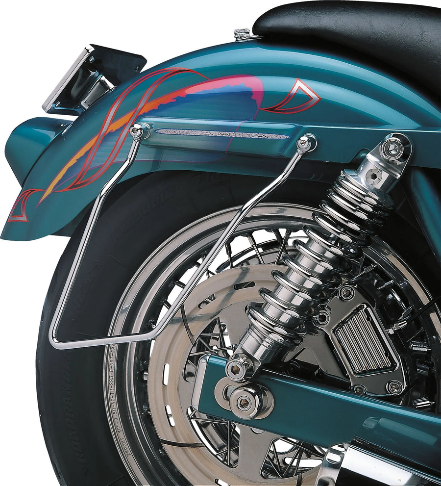 Harley-Davidson Low Rider S [DRAG SPECIALTIES] – chromové držáky sedlových brašen