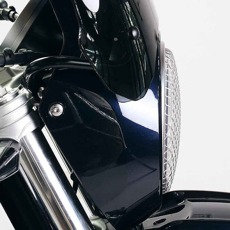 BMW R nineT 1200 Pure [2017-2023] - Scheinwerferabdeckung Schutzgitter Grau